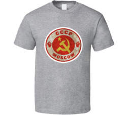 Cccp Moscow Soviet Union T Shirt