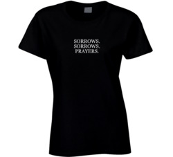 Queen Charlotte Sorrows Sorrows Prayers Ladies T Shirt