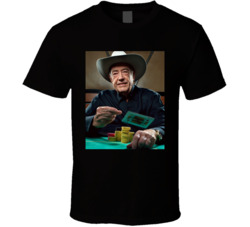 Doyle Brunson Tossing King Poker T Shirt