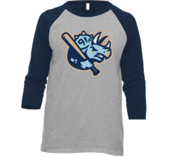Changwon Nc Dinos Triceratop  Logo Pro Baseball Raglan T Shirt