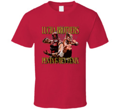 Lucha Brothers Penta And Rey Fenix Mexican Tag Team Wrestling Fan T Sh