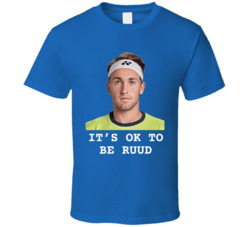Casper Ruud Its Ok To Be A Little Ruud Rude Tennis T Shirt