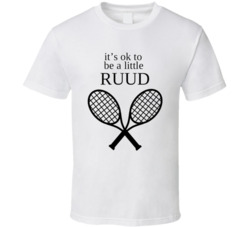 Casper Ruud Its Ok To Be A Little Ruud Tennis Racket T Shirt