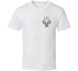 Casper Ruud Its Ok To Be A Little Ruud Rude Small Tennis Logo T Shirt
