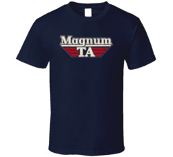 Magnum Ta T A Terry Allen Top Gun Logo T Shirt