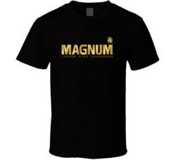 Magnum Large Size Condoms Logo T Shirt