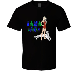 Jana Of The Jungle Hanna Barbera Retro Cartoon T Shirt