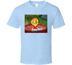 Eggbert Reading A Book Cartoon T Shirt