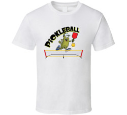 Pickle Playing Pickleball Sport T Shirt