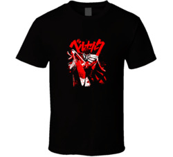 Berserk Manga Anime Guts Blood T Shirt