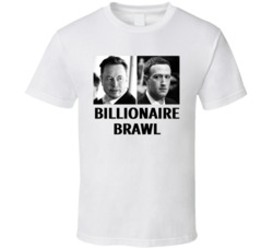 Billionaire Brawl Mark Zuckerberg Elon Musk T Shirt