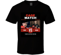 Elon Musk Mark Zuckerberg Brawl Fight T Shirt