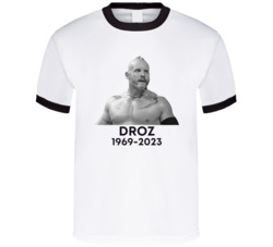Darren Drozdov Droz 1969 To 2023 Football Player Wrestler Fan T Shirt