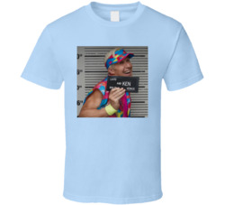 Ken Barbie Movie Mugshot T Shirt