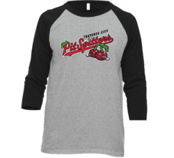 Traverse City Pit Spitters Baseball Fan Raglan T Shirt