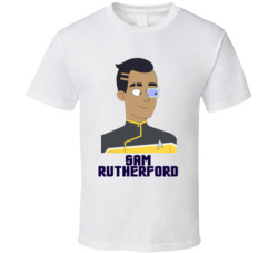 Star Trek Lower Decks Sam Rutherford Tv Series Fan T Shirt