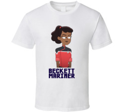 Star Trek Lower Decks Beckett Mariner Tv Series Fan T Shirt