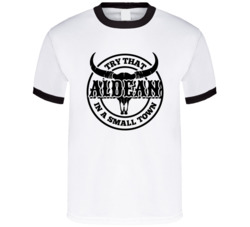 Try That In A Small Town Long Horn Logo T Shirt
