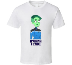 Star Trek Lower Decks D'vana Tendi Tv Series Fan T Shirt