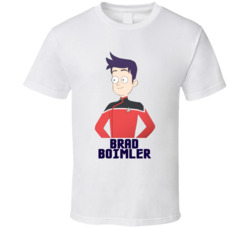 Star Trek Lower Decks Brad Boimler Tv Series Fan T Shirt