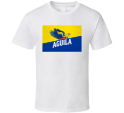Aguila Cerveza Beer Eagle Logo T Shirt