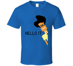 The It Crowd Tv Series Moss 8 Bit Character T Shirt