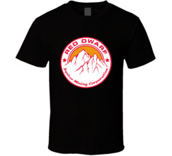 Red Dwarf Jupiter Mining Corp Logo British Tv Show T Shirt