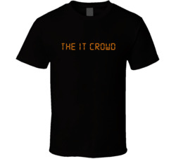 The It I T Crowd Retro Logo British Tv Show T Shirt