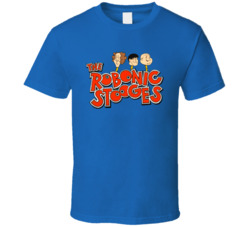The Robonic Stooges Larry Curly Moe T Shirt
