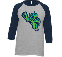 Lynchburg Hillcats Minor League Baseball Team Fan Raglan T Shirt