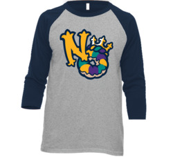 New Orleans Baby Cakes Minor League Baseball Fan Raglan T Shirt