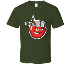 Fort Wayne Tin Caps Cherry Mascot T Shirt