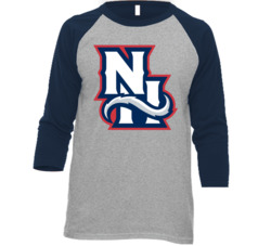 New Hampshire Fishercats Minor League Baseball Raglan T Shirt