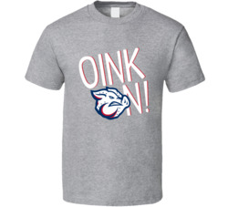 Lehigh Valley Ironpigs Oink In Baseball Fan T Shirt