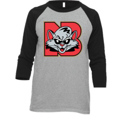 New Britain Rock Cats Minor League Baseball Team Raglan T Shirt