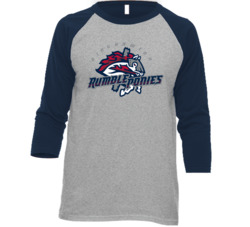 Binghamton Rumble Ponies Minor League Baseball Fan Raglan T Shirt