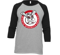 Wichita Wingnuts Minor League Baseball Raglan T Shirt