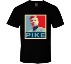 Captain Pike Star Trek Hope Style T Shirt