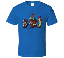 The Three Bears Looney Tunes Cartoon T Shirt