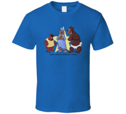 Henry Mama And Junior The Three Bears Looney Tunes Cartoon T Shirt