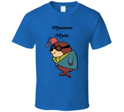 Morocco Mole Hanna Barbera Cartoon Character T Shirt