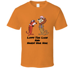 Lippy The Lion And Hardy Har Har Cartoon T Shirt
