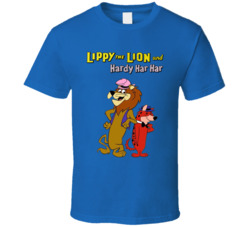 Lippy The Lion And Hardy Har Har Hanna Barbera Cartoon Character T Shi