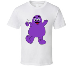 Grimace Shake Cartoon T Shirt