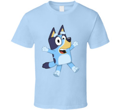 Bluey Bandit Heeler Cartoon Dog T Shirt