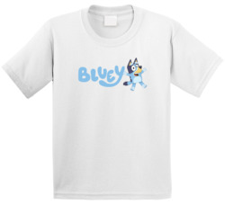 Bluey Australian Animated Tv Series Fan Kids T Shirt