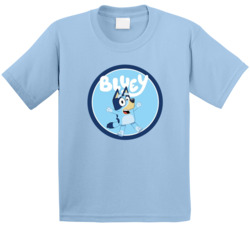 Bluey Australian Animated Tv Series Kids T Shirt
