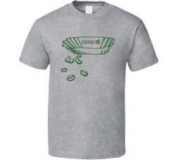 Interamerican Coffee Filter And Beans T Shirt