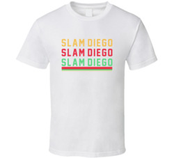 Slam Diego Retro Logo Baseball T Shirt