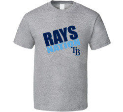 Rays Nation Tampa Bay Baseball Fan T Shirt